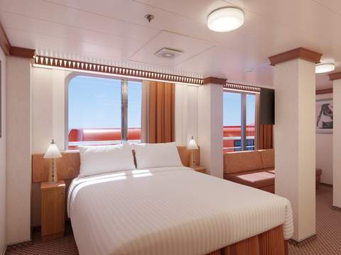 Carnival Luminosa Interior with Window (Obstructed View) (4K) cabin, photo 2 of 2