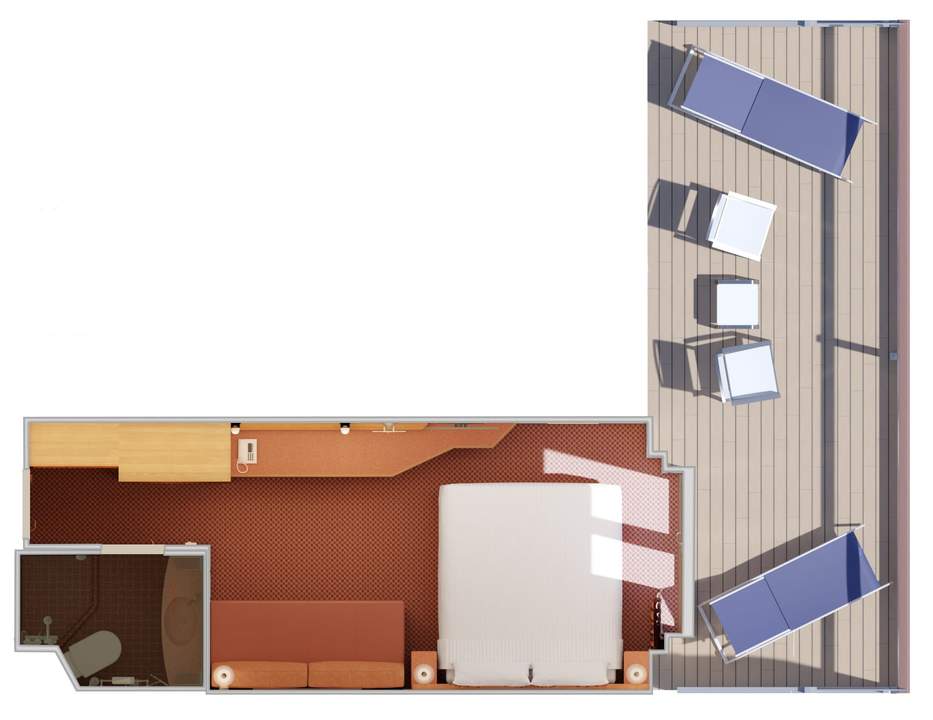 Carnival Luminosa Extended Balcony (8J) floor plan Carnival Luminosa Extended Balcony (8J) floor plan
