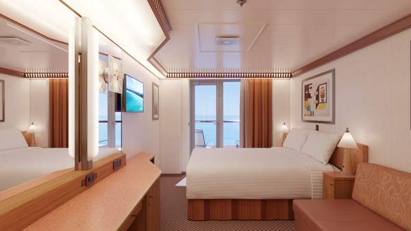 Carnival Luminosa Aft-View Extended Balcony (8M) cabin, photo 1 of 4