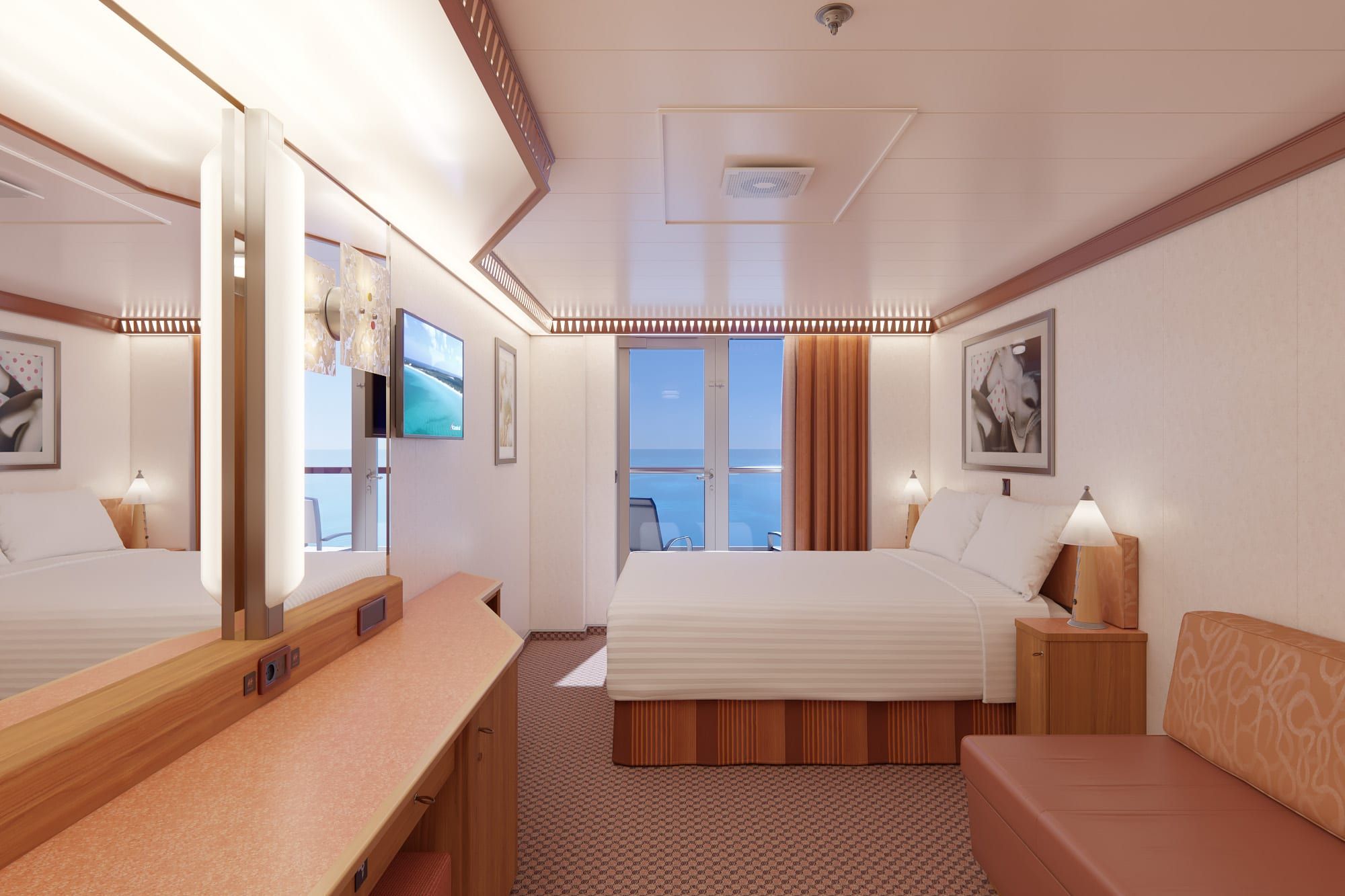 Carnival Luminosa Aft-View Extended Balcony (8M) cabin, photo 2 of 4