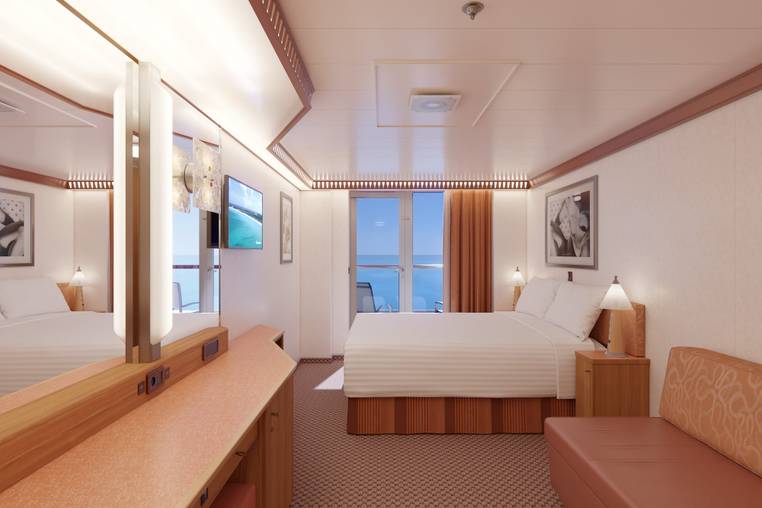 Carnival Luminosa Aft-View Extended Balcony (8M) cabin, photo 2 of 4