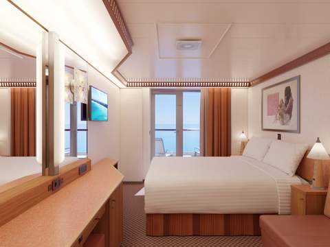 Carnival Luminosa Aft-View Extended Balcony (8M) cabin, photo 3 of 4