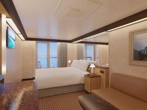 Carnival Luminosa Aft-View Extended Balcony (8M) cabin, photo 4 of 4