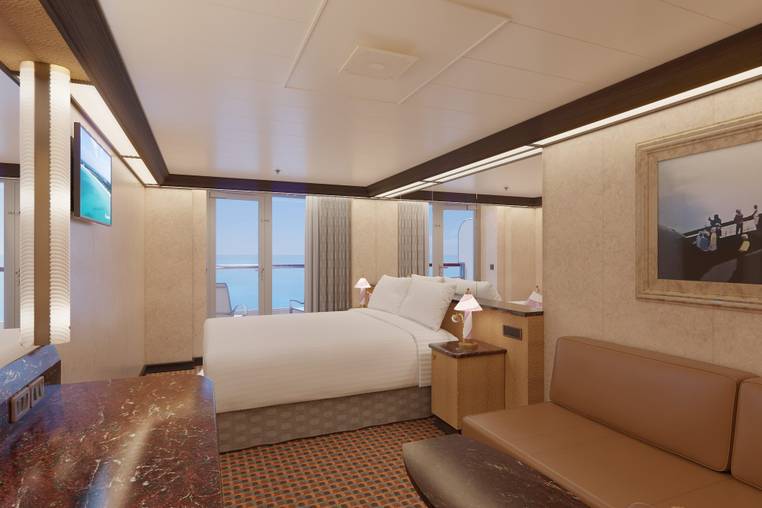 Carnival Luminosa Aft-View Extended Balcony (8M) cabin, photo 4 of 4