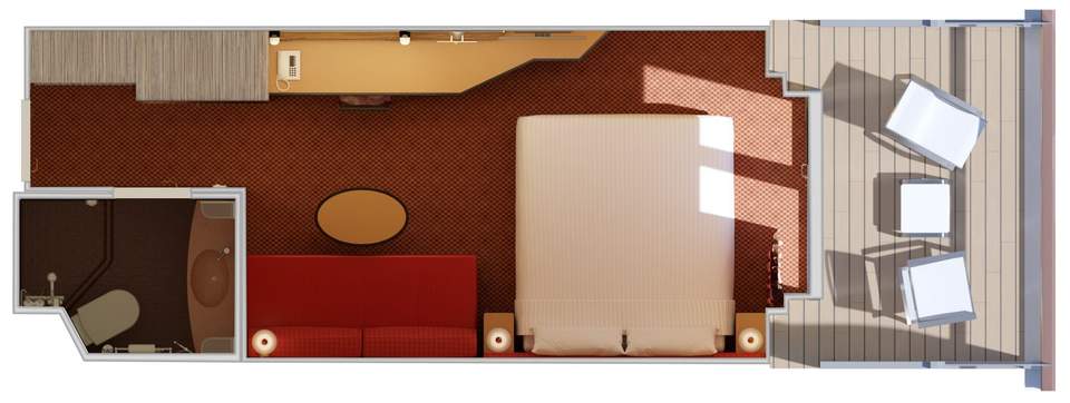 Carnival Luminosa Cloud 9 Spa Balcony (8P) floor plan, photo 1 of 2 Carnival Luminosa Cloud 9 Spa Balcony (8P) floor plan, photo 1 of 2