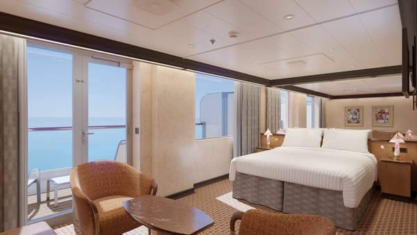 Carnival Luminosa Extended Balcony Grand Suite (ES) cabin, photo 1 of 2 Carnival Luminosa Extended Balcony Grand Suite (ES) cabin, photo 1 of 2