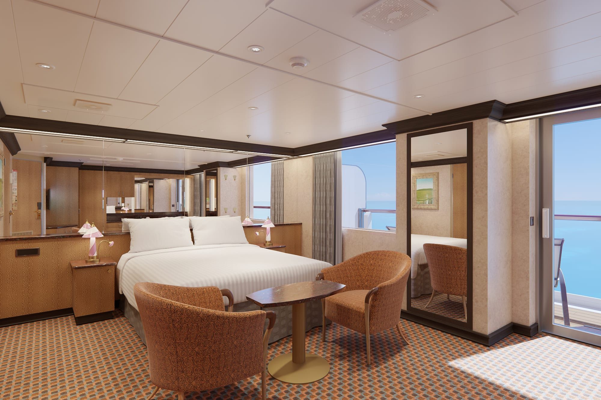 Carnival Luminosa Junior Suite - Accessible (JS) cabin
