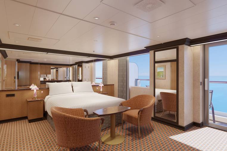 Carnival Luminosa Junior Suite - Accessible (JS) cabin
