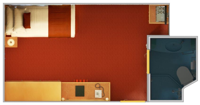 Carnival Magic Interior Upper/Lower (1A) floor plan, photo 6 of 10