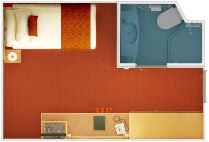 Carnival Magic Interior Upper/Lower (1A) floor plan, photo 7 of 10