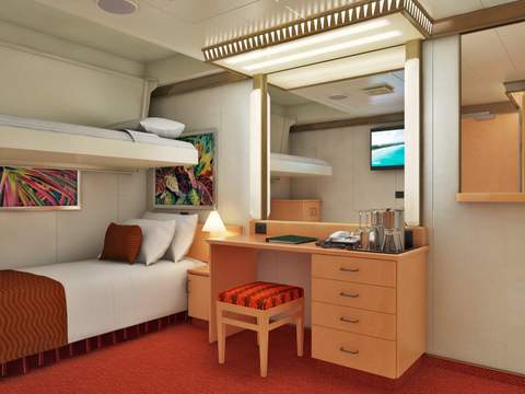 Carnival Magic Interior Upper/Lower - Accessible (1A) cabin, photo 2 of 2