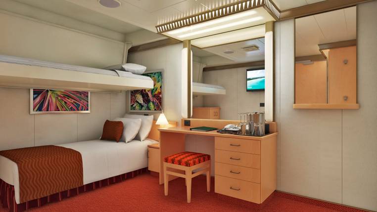 Carnival Magic Interior Upper/Lower - Accessible (1A) cabin, photo 2 of 2