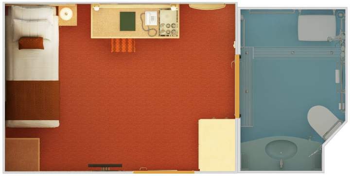 Carnival Dream Interior Upper/Lower - Accessible (1A) floor plan, photo 1 of 2 Carnival Dream Interior Upper/Lower - Accessible (1A) floor plan, photo 1 of 2