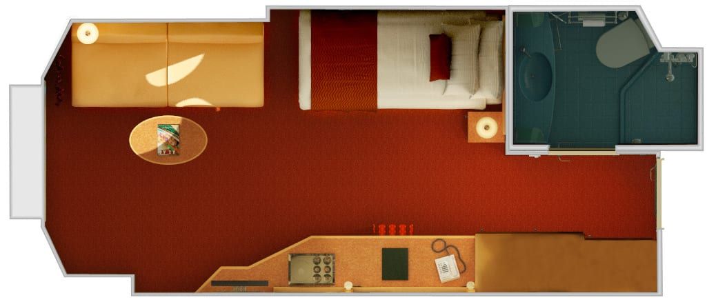 Carnival Magic Interior Upper/Lower (1A) floor plan, photo 4 of 10