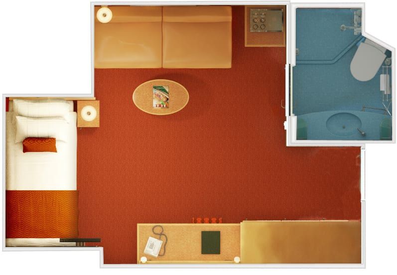 Carnival Magic Interior Upper/Lower (1A) floor plan, photo 3 of 10