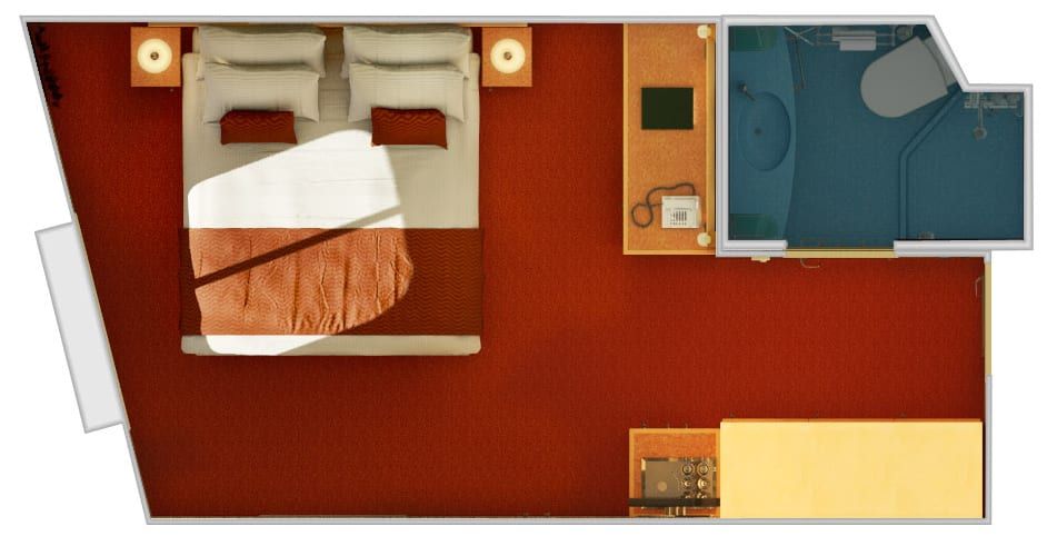 Carnival Magic Interior with Picture Window (Walkway View) (4J) floor plan, photo 2 of 4