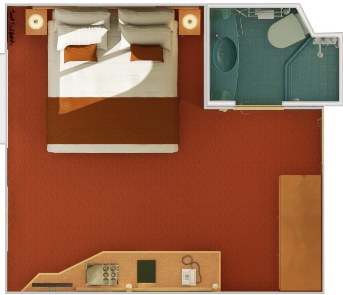 Carnival Magic Interior with Picture Window (Walkway View) (4J) floor plan, photo 3 of 4