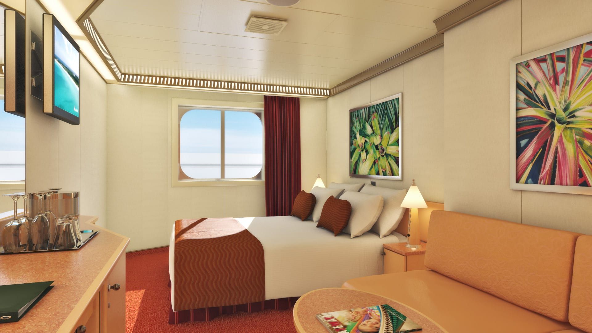 Carnival Magic Interior with Picture Window (Walkway View) (4J) cabin, photo 4 of 4