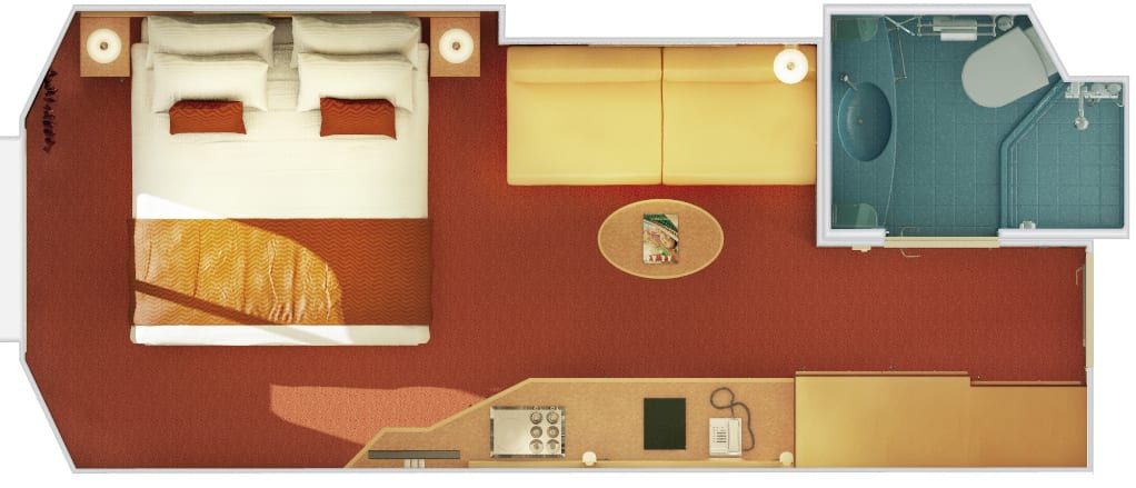 Carnival Magic Interior with Picture Window (Walkway View) (4J) floor plan, photo 4 of 4