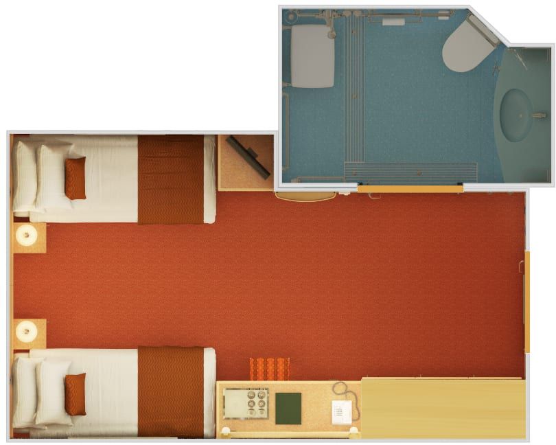 Carnival Breeze Interior - Accessible (4H) floor plan
