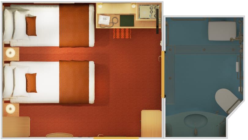 Carnival Magic Interior - Accessible (4E) floor plan