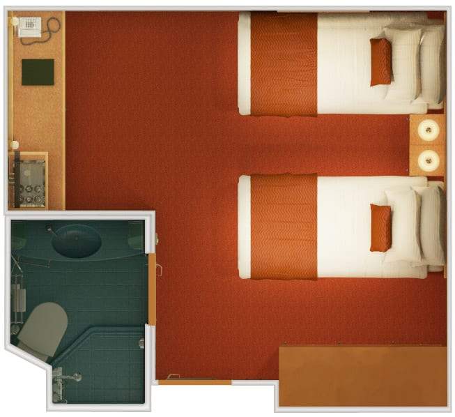 Carnival Magic Interior (4E) floor plan, photo 1 of 2 Carnival Magic Interior (4E) floor plan, photo 1 of 2