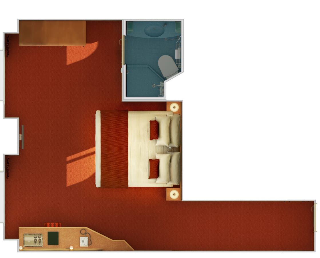 Carnival Magic Ocean View (6A) floor plan, photo 4 of 8