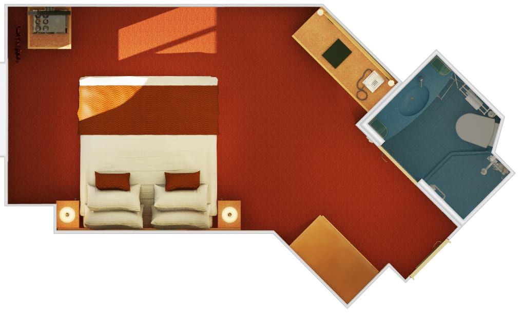 Carnival Magic Ocean View (6A) floor plan, photo 5 of 8