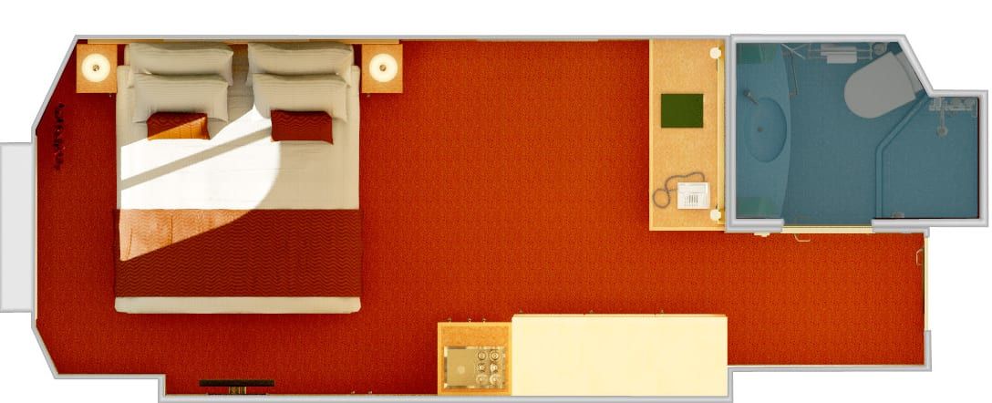Carnival Magic Ocean View (6A) floor plan, photo 3 of 8