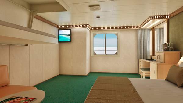 Carnival Magic Cloud 9 Spa Ocean View (Walkway View) - Accessible (6S) cabin, photo 1 of 3