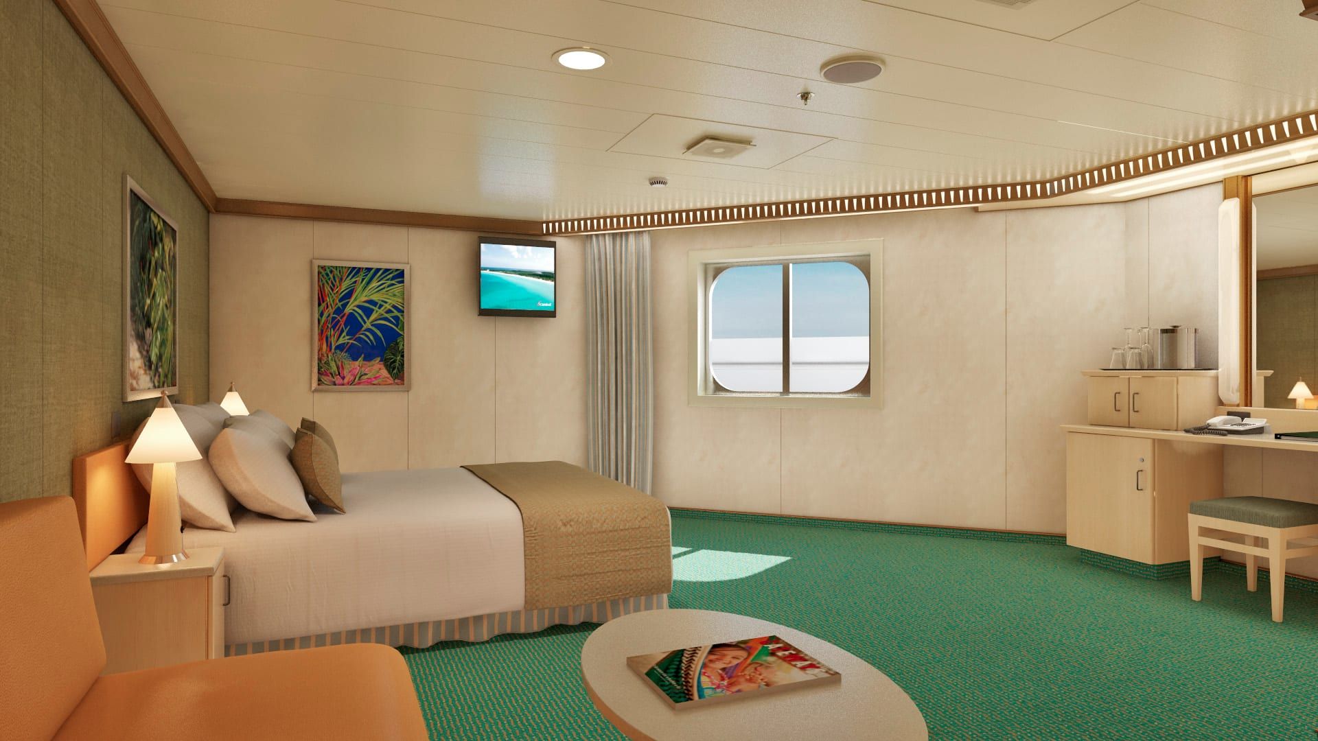 Carnival Magic Cloud 9 Spa Ocean View (Walkway View) - Accessible (6S) cabin, photo 3 of 3