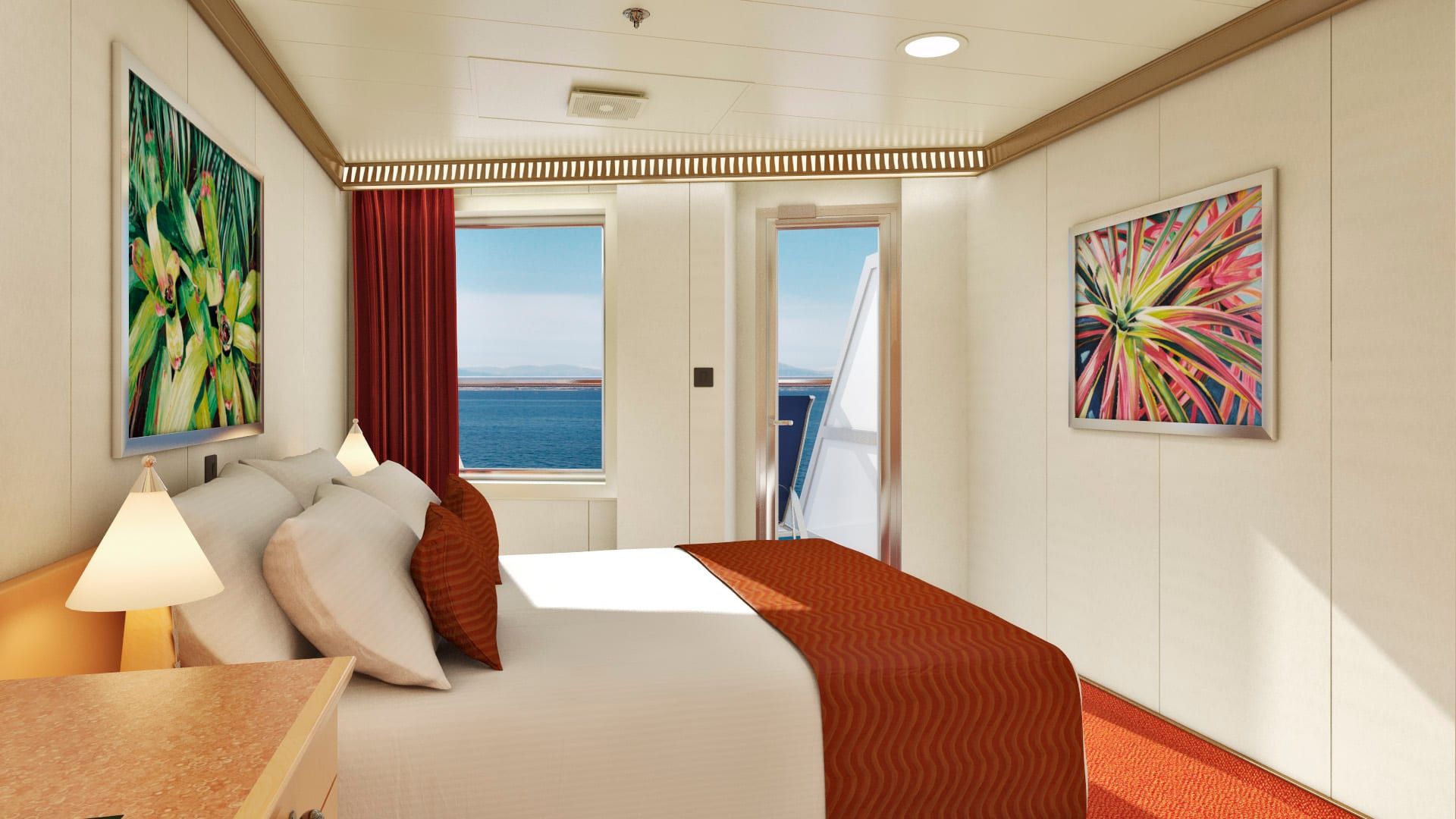 Carnival Magic Aft-View Extended Balcony (8M) cabin