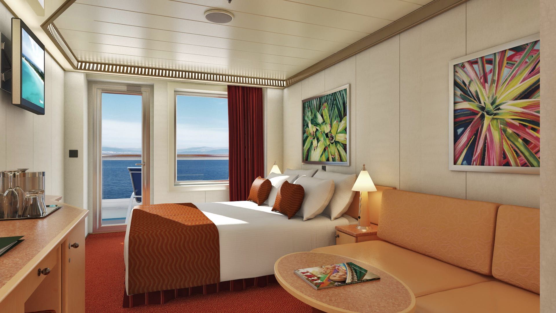 Carnival Magic Balcony (8B) cabin, photo 1 of 3