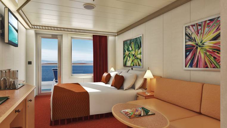 Carnival Magic Balcony (8B) cabin, photo 1 of 3