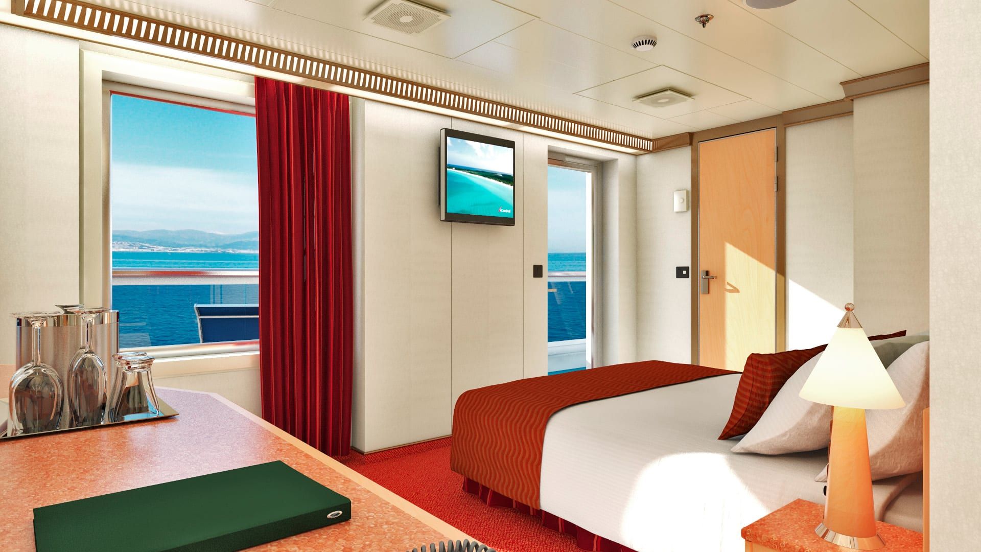 Carnival Magic Balcony (8B) cabin, photo 3 of 3