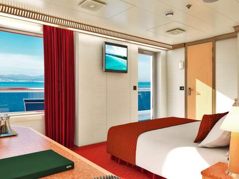 Carnival Magic Balcony (8B) cabin, photo 3 of 3 Carnival Magic Balcony (8B) cabin, photo 3 of 3