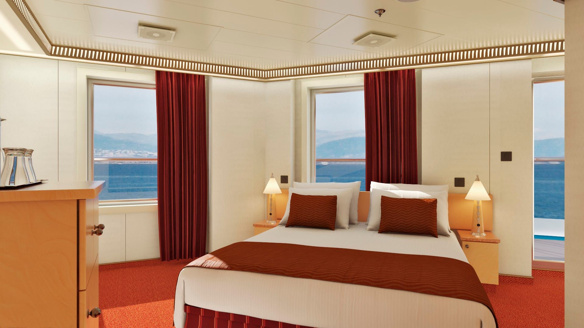Carnival Magic Premium Vista Balcony (9C) cabin, photo 1 of 5