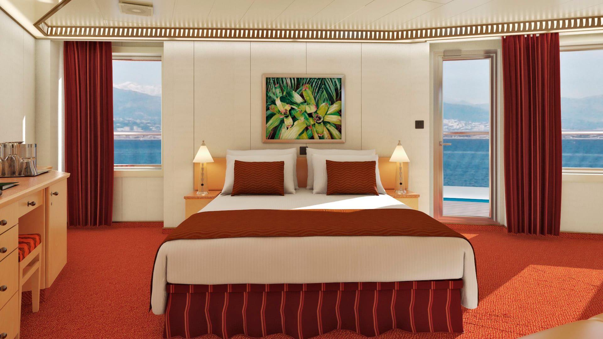 Carnival Magic Premium Vista Balcony (9C) cabin, photo 3 of 5