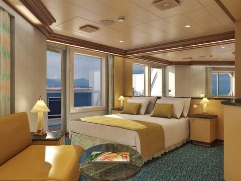 Carnival Magic Junior Suite (JS) cabin, photo 1 of 2