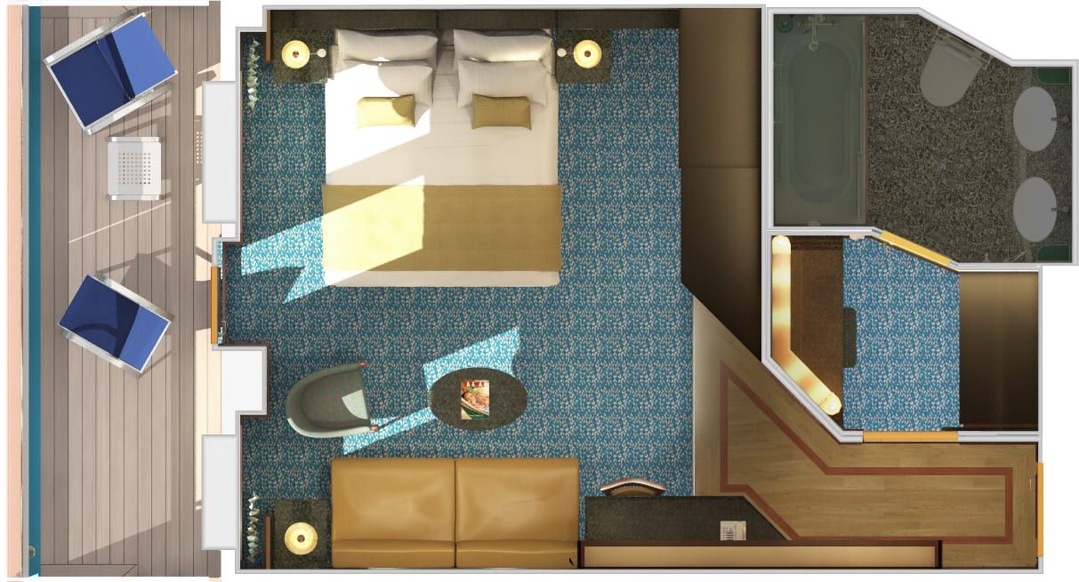 Carnival Magic Ocean Suite (OS) floor plan