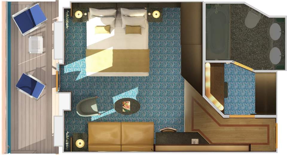 Carnival Magic Ocean Suite (OS) floor plan Carnival Magic Ocean Suite (OS) floor plan