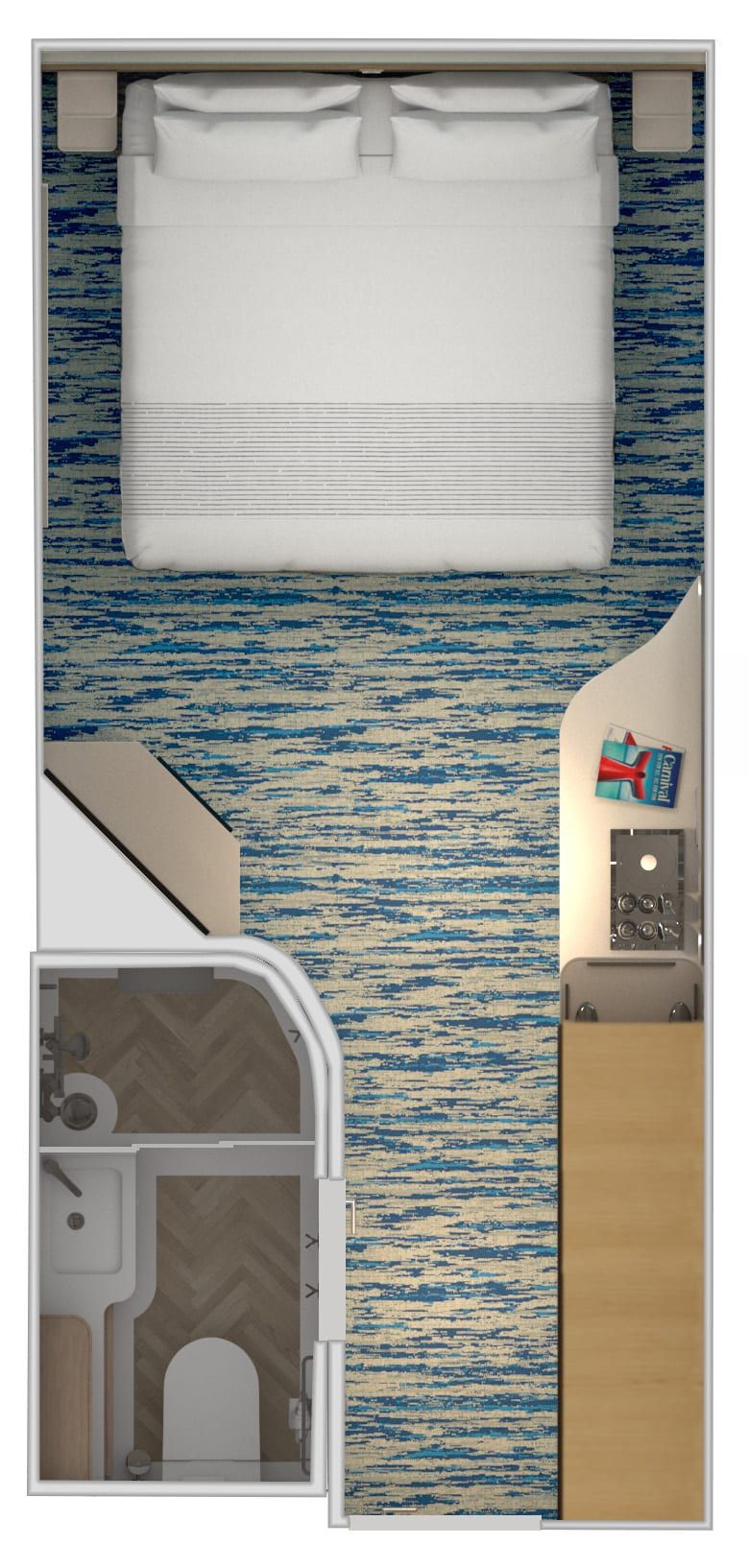 Carnival Mardi Gras Interior (4H) floor plan, photo 1 of 2