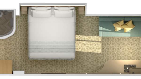 Carnival Tropicale Cloud 9 Spa Ocean View (6S) floor plan Carnival Tropicale Cloud 9 Spa Ocean View (6S) floor plan