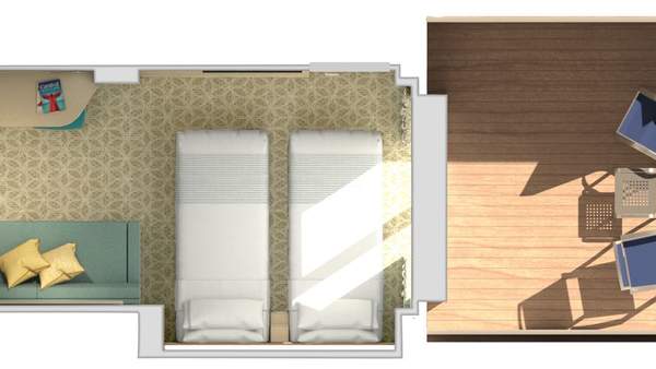 Carnival Jubilee Cloud 9 Spa Forward-View Extended Balcony (8V) floor plan Carnival Jubilee Cloud 9 Spa Forward-View Extended Balcony (8V) floor plan