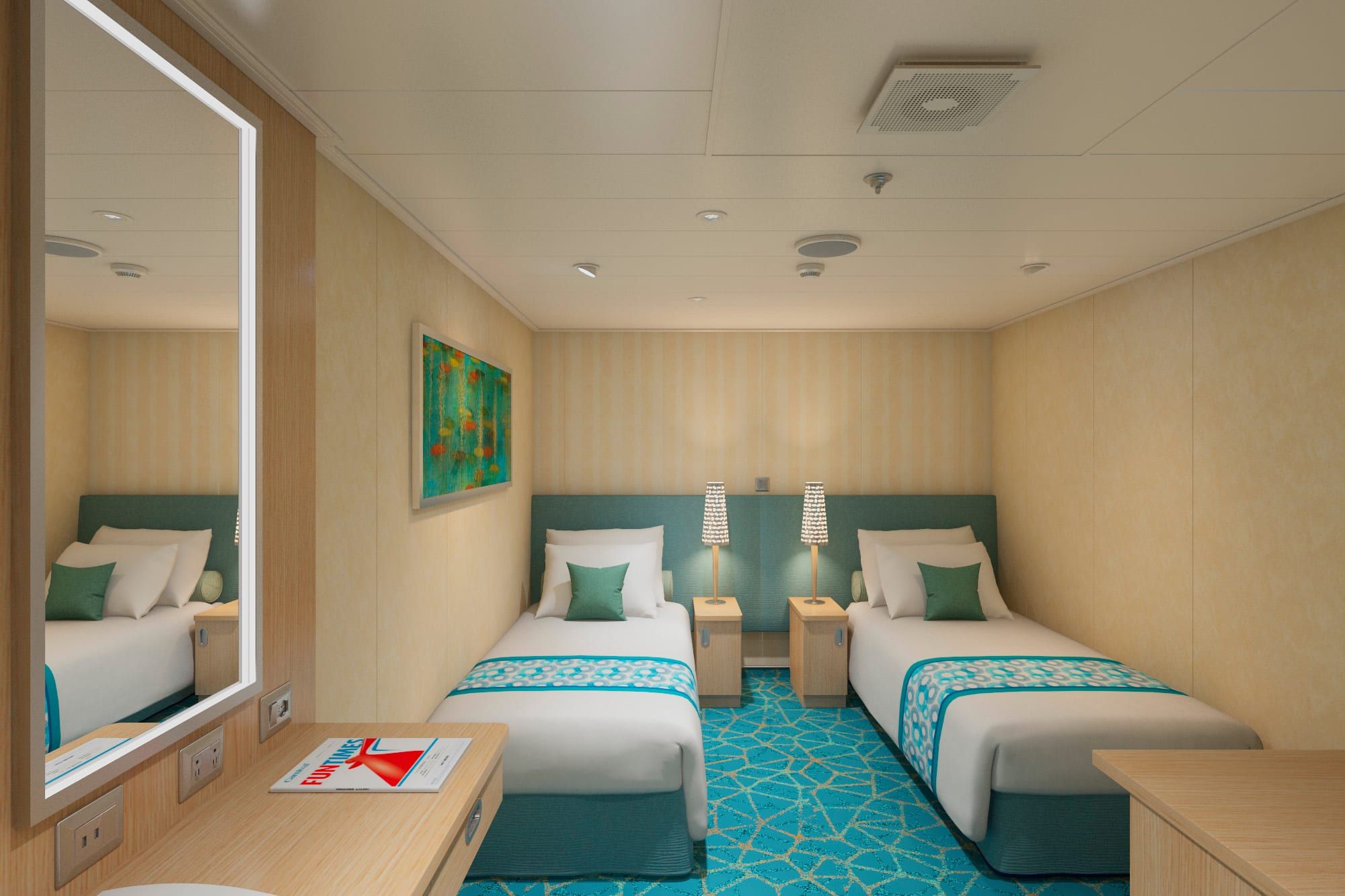 Carnival Panorama Cloud 9 Spa Interior (4T) cabin, photo 1 of 2