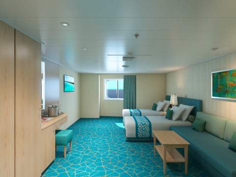 Carnival Panorama Cloud 9 Spa Ocean View (Walkway View) - Accessible (6S) cabin, photo 1 of 2