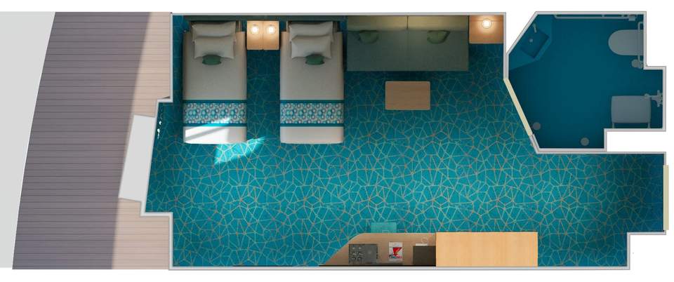 Carnival Panorama Cloud 9 Spa Ocean View (Walkway View) - Accessible (6S) floor plan, photo 1 of 2 Carnival Panorama Cloud 9 Spa Ocean View (Walkway View) - Accessible (6S) floor plan, photo 1 of 2