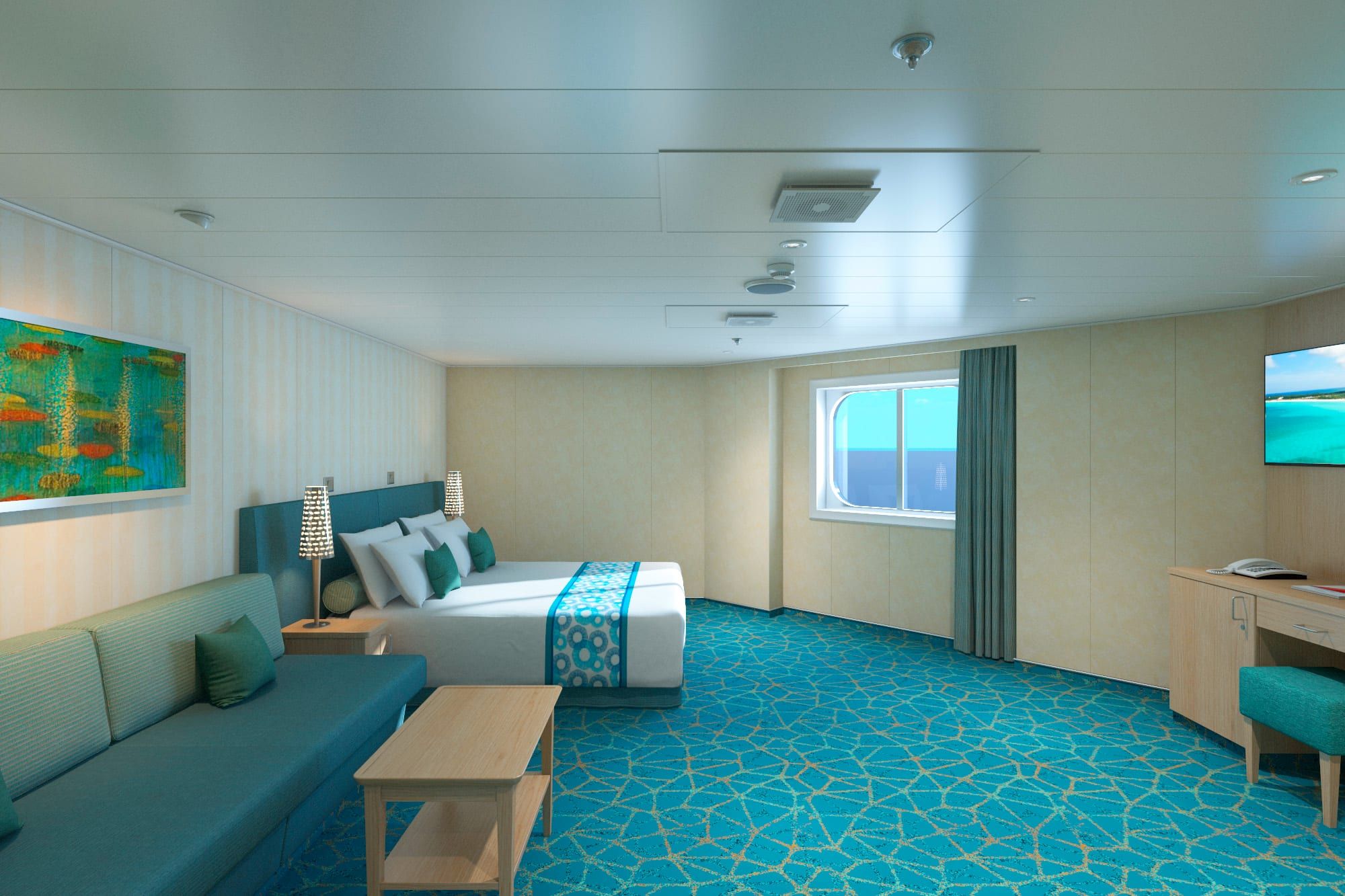 Carnival Panorama Cloud 9 Spa Ocean View (Walkway View) - Accessible (6S) cabin, photo 2 of 2
