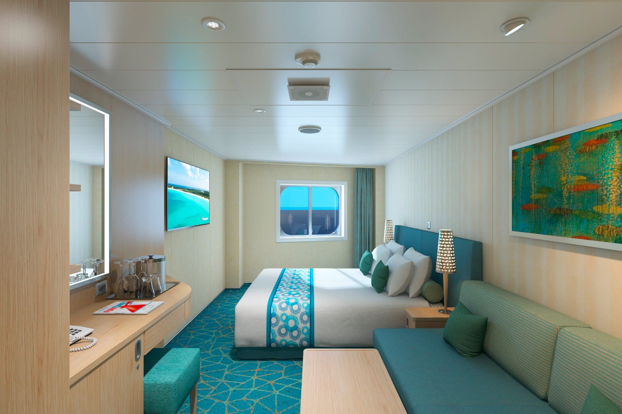 Carnival Panorama Cloud 9 Spa Ocean View (Walkway View) (6T) cabin, photo 1 of 2