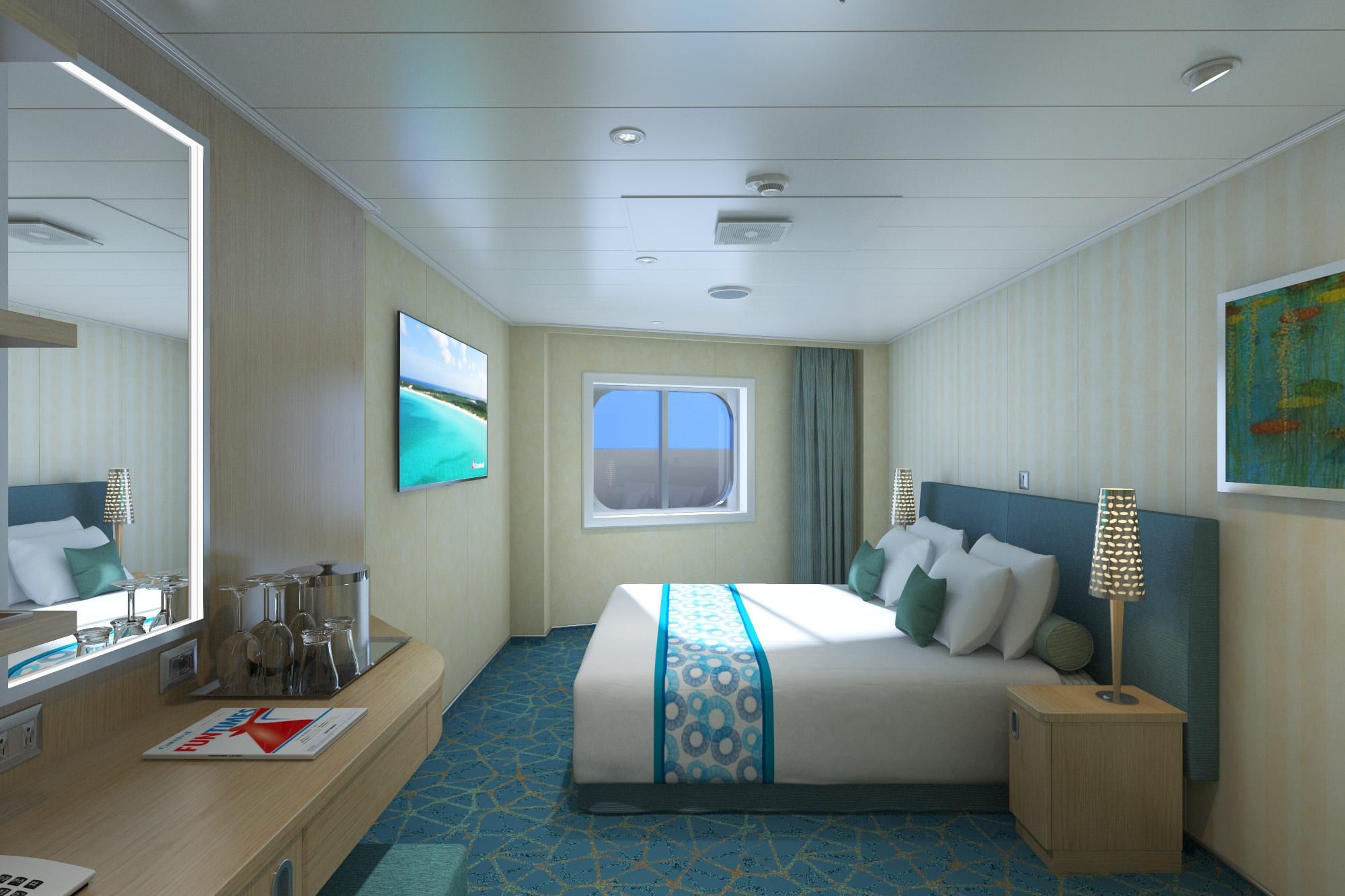 Carnival Panorama Cloud 9 Spa Ocean View (Walkway View) (6T) cabin, photo 2 of 2